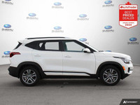 Recent Arrival! New Price! Odometer is 1991 kilometers below market average! White 2022 Kia Seltos E... (image 5)