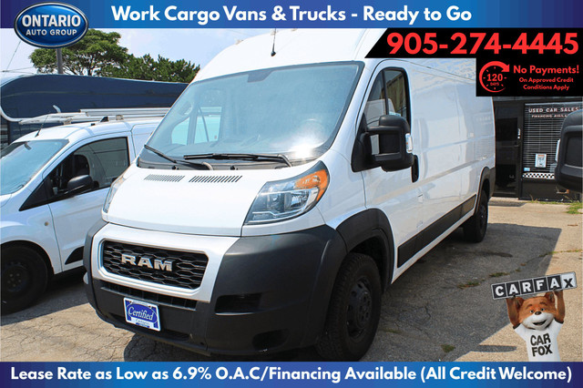 2021 Ram ProMaster Cargo 2500 Van 159" High Roof, Back Up, Divid in Cars & Trucks in Mississauga / Peel Region