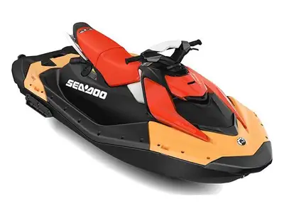 SEA-DOO Spark 3P Base 2025 Que ce soit pour tirer en tube les enfants sur le lac pour explorer le pa...