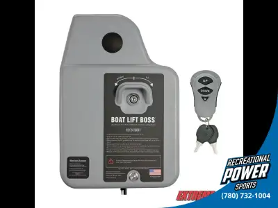 Convert your manual boat lift to electric with the Extreme Max/Lift Boss 12V Electric Conversion Kit...