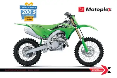 KX450X Les terrains accidentés ne nous empêcheront pas de gagner. Avec une technologie éprouvée en c...