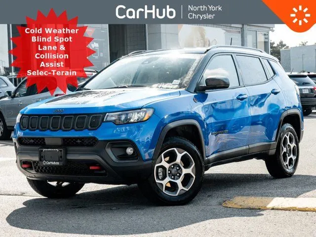 2022 Jeep Compass Trailhawk 4x4 Heated Seats & Wheel Active