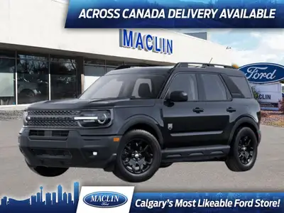 This brand new SHADOW BLACK 2025 FORD BRONCO SPORT BIG BEND is powered by a 1.5L ECOBOOST ENGINE THA...