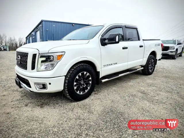 2018 Nissan Titan PRO4X V8 4X4 CERTIFIED LOADED63838165077507120