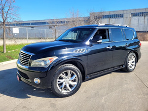2012 Infiniti QX56 Limited, 8-passenger, Leather Sunroof, Navi, Camera, 3 Year Warranty available