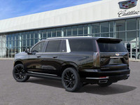 The 2025 Cadillac Escalade ESV Premium Luxury 4WD, presented in classic Black Raven with a striking... (image 5)