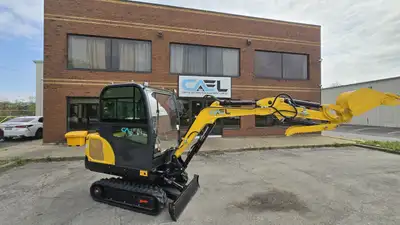 BRAND NEW LOWEST PRICE CAEL EXCAVATOR 2.5 TON WITH CAB HYDRAULIC THUMB & SWING BOOM FINANCE AVAILABL...