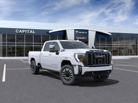 This 2025 GMC Sierra 3500HD in Summit White is equipped with 4WD and Turbocharged Diesel V8 6.6L/ en... (image 1)