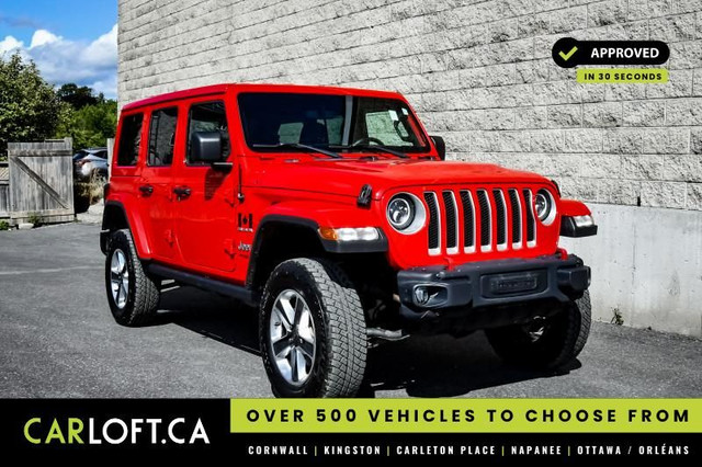 2021 Jeep Wrangler Sahara Unlimited • NAVIGATION • HEATED SEATS in Cars & Trucks in Ottawa