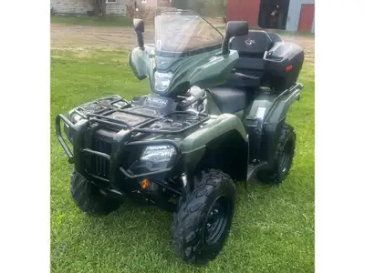 . 2020 Honda RUBICON 520 DCT HONDA RUBICON 520 DCT 2020 1706KM C-1903 PARE-CHOC PARE-BRISE COFFRE EP...