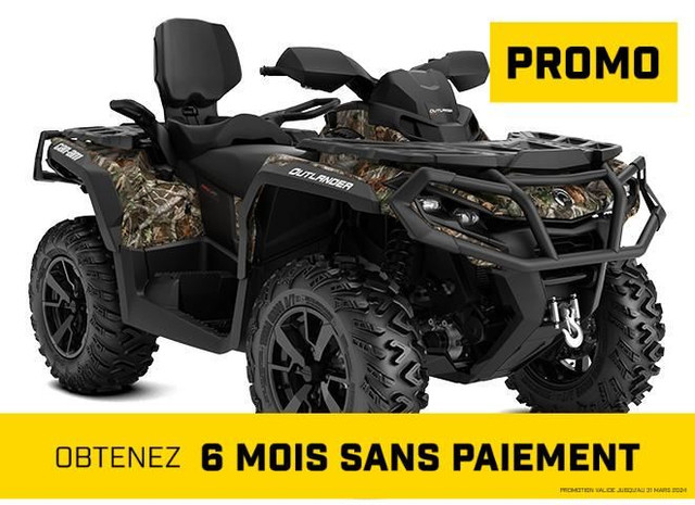 2024 CAN-AM Outlander MAX XT 850 in ATVs in Laval / North Shore