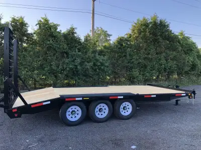 Miska 10 Ton Deckover Equipment Float Trailers - Made in Canada Starting at just $12,295.00 - Financ...