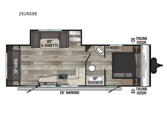 2024 KZ Sportsmen SE 251RSSE in Travel Trailers & Campers in Cambridge - Image 2