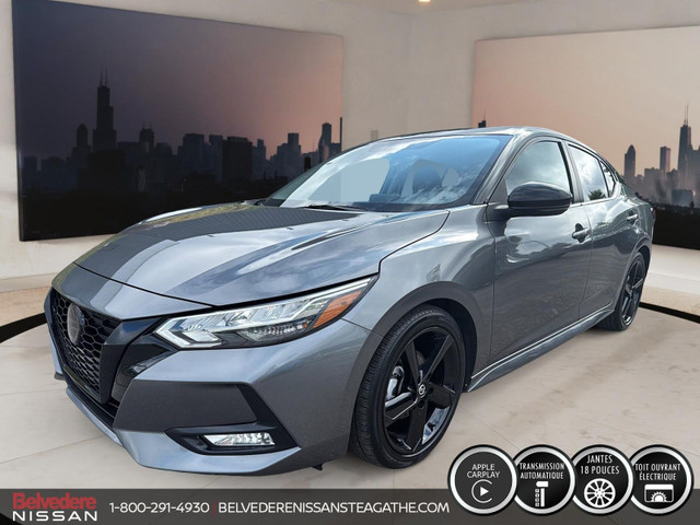 2022 Nissan Sentra SR MIDNIGHT TOIT OUVRANT JANTES 18 PO 1 SEULE in Cars & Trucks in Laurentides