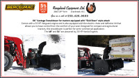FRONT MOUNT ENGINE DRIVEN SNOWBLOWERS WITH QUICK ATTACH