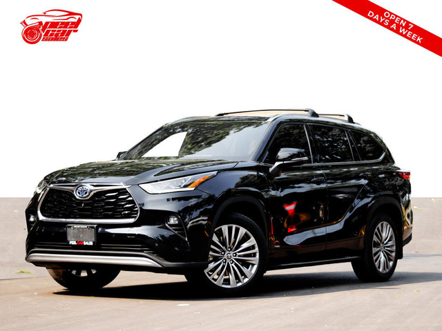 2022 Toyota Highlander Hybrid Platinum AWD, Sunroof, Captain Sea in Cars & Trucks in Oakville / Halton Region