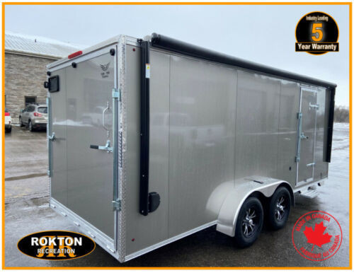 7 x 18 Cargo trailer Tow-Tek Tundra model,Awning,insulated,RV Dr in Cargo & Utility Trailers in Mississauga / Peel Region - Image 3