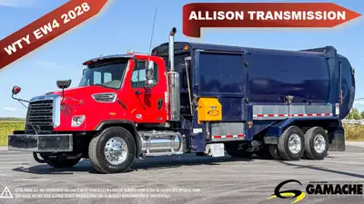 Heavy truck - # STOCK: C-36964 2021 FREIGHTLINER 114SD CAMION À REBUS CHARGEMENT DE CÔTÉ 2021 FREIGH...