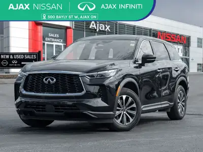 2024 INFINITI QX60 PURE Mineral Black 3.5L V6 AWD 9-Speed Automatic 4D Sport Utility APPLE CAR PLAY,...