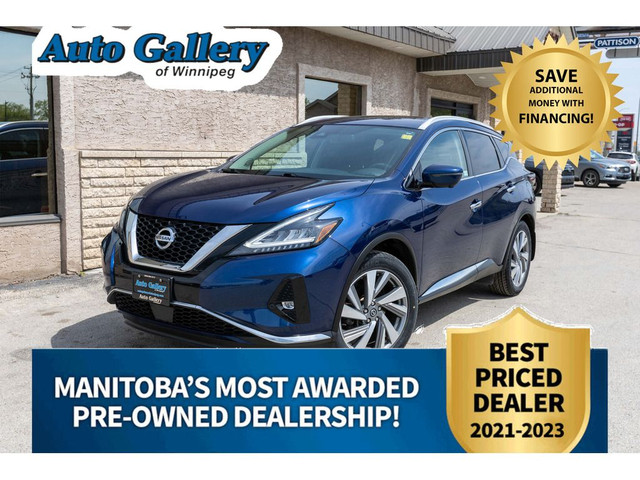 2021 Nissan Murano SL AWD | PANROOF | LTHR | HTD SEATS/WHEEL | L in Cars & Trucks in Winnipeg