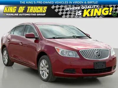 The 2012 Buick LaCrosse, available at Virden/birtle Mainline Motors in Virden, offers a blend of sty...