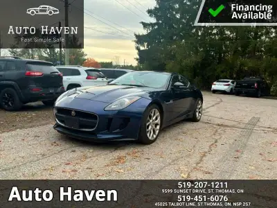 2015 Jaguar F-Type Cheapest in Canada, Grab It Now! This isn’t just a car it’s a lifestyle. 2015 F-T...