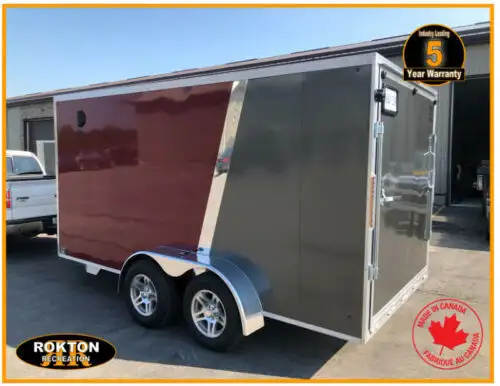 2025  7 x 16 Aluminum Cargo Trailer 5 year warranty, enclosed in Cargo & Utility Trailers in Mississauga / Peel Region - Image 4