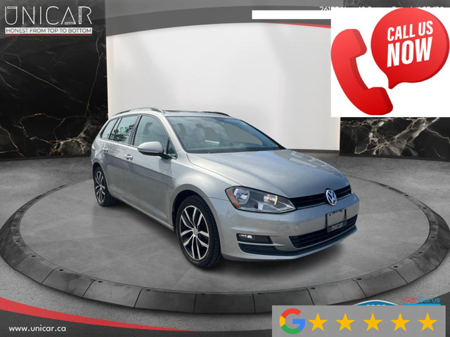 2016 Volkswagen Golf SportWagen No Accidents Highline Leather Pa in Cars & Trucks in Markham / York Region