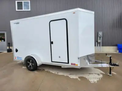 6X13 Legend All Aluminum Enclosed Trailer Features: 6'x13' including V-nose 6.5' interior height 350...