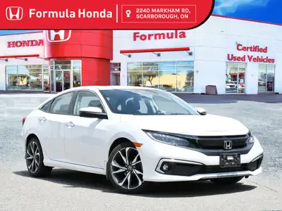 COME INTO SEE OUR 2021 HONDA CIVIC TOURING WITH VERY LOW KMS & A CLEAN CARFAX! THIS CAR WON'T LAST L...