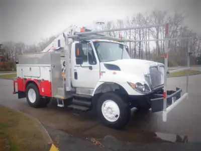 2012 International Workstar 730 Crane Truck 3 Seater 7.6L Allison Automatic Power Door Locks, Power...