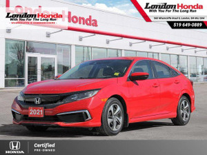 2021 Honda Civic LX | AutoCanada Certified | Heated Seats | Apple Carplay/ Android Auto |