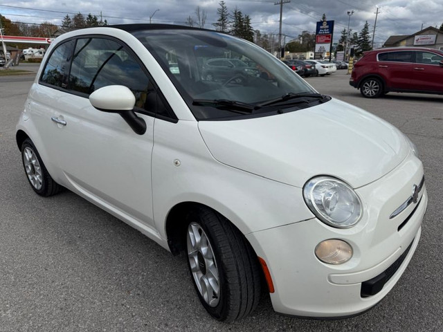 2014 FIAT 500C * CONVERTIBLE *NO ACCIDENTS *FULL SERVICE HIS POP in Cars & Trucks in Barrie - Image 4