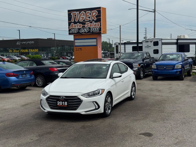 2018 Hyundai Elantra GLS, LEATHER, ROOF, WHEELS, CAM, ONLY 172KM in Cars & Trucks in London