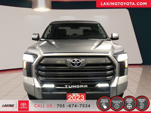 2023 Toyota Tundra Limited Hybrid 4X4 Crew Cab This Hybrid Turbo in Cars & Trucks in Sudbury - Image 2