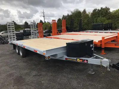 Miska 5 Ton Tandem Axle Deckover Float Trailer Made in Canada Deckover trailers, starting at just $9...