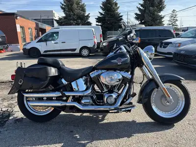 Check out this 2005 CANADIAN Harley-Davidson 88ci Fat Boy with only 12,250kms. Be sure to follow us...