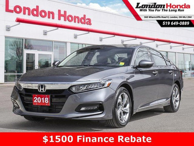 2018 Honda Accord Sedan EX-L | LEATHER | ROOF | HEATED SEATS