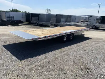 Nordtek Heavy Duty Aluminum Deckover Tilt Trailer 14,000 lb is $19,715.00 ! Ord: 250324 - Ser: 2NDKB...