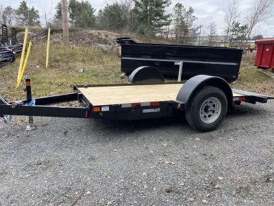 Canada Trailers Tilt and Load 612-7K trailer is 6'x12' and may include: 15" Radial Tire, Slipper Sus...