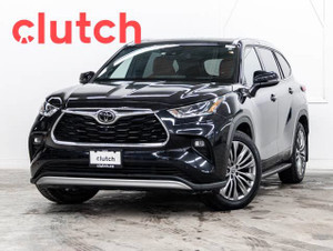 2021 Toyota Highlander Platinum AWD w/ Apple CarPlay & Android Auto, Panoramic Moonroof, 360 Cam