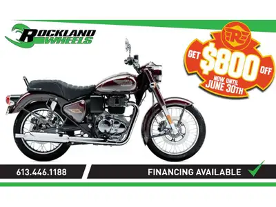 2024 Royal Enfield BULLET 350 - STANDARD MAROON Royal Enfield Bullet 350 Une légende intemporelle su...