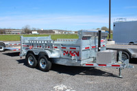 2024 N&N ID72144G10K 6x12 Dump Trailer with Ramps