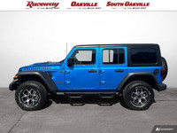 2023 JEEP WRANGLER RUBICON 4-DOOR 4X4 - Hydro Blue Exterior Black Leather Bucket Seats with Rubicon... (image 2)