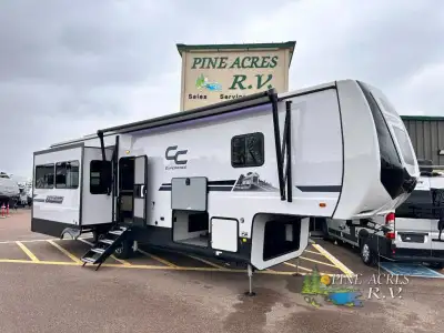 Forest River Cedar Creek Experience fifth wheel 3425RL highlights: Spacious Full Bath 1 piece fiberg...