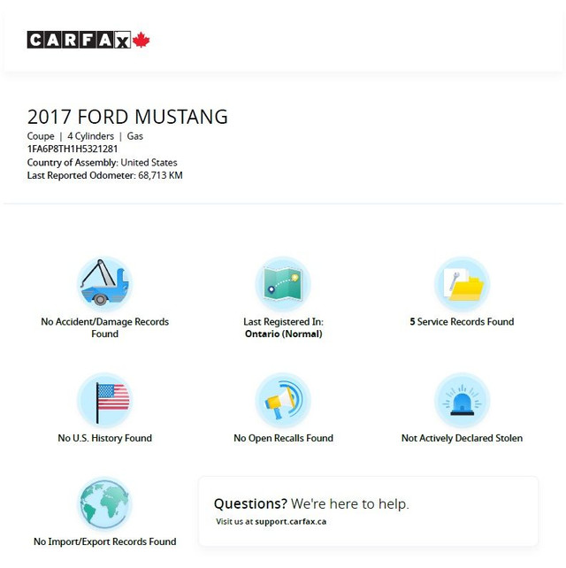 2017 Ford Mustang Fastback Premium-GPS-Cooled Leather-Blind Spot in Cars & Trucks in London - Image 3
