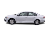 2017 Volkswagen Jetta Trendline+ Silver 1.4 TSI **GPS**, Titan Black/Palladium Gray w/Cloth Seat Tri... (image 4)