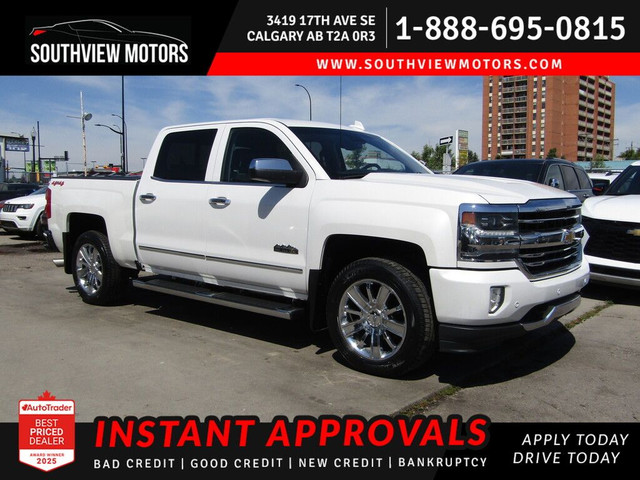 2018 Chevrolet Silverado 1500 HIGH COUNTRY 4WD CREW CAB 6.2L DVD in Cars & Trucks in Calgary
