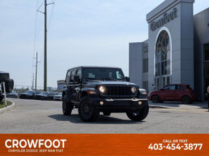 2024 Jeep Wrangler Sport S- LOW KMS-Convenience Group-Heated Seats-Collision Warning & More