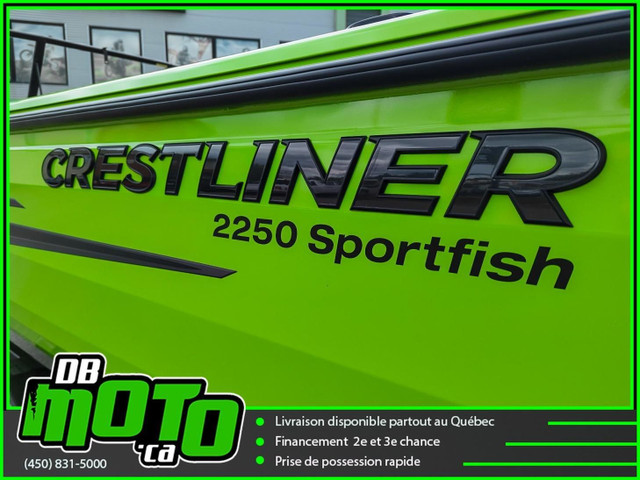 2023 Crestliner SPORTFISH 2250 ** aucun frais cache ** in Powerboats & Motorboats in Lanaudière - Image 4